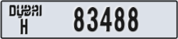 dubai - code - H - number -83488
