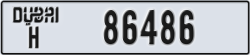 dubai - code - H - number -86407