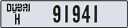 dubai - code - H - number -91941