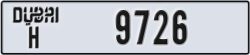 dubai - code - H - number -9726