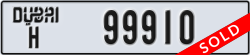 dubai - code - H - number -99910