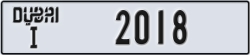 dubai - code - I - number -2018