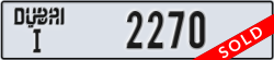 dubai - code - I - number -2270