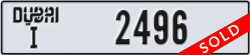 dubai - code - I - number -2496