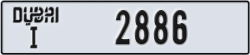 dubai - code - I - number -2886