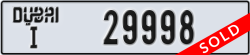 dubai - code - I - number -29998