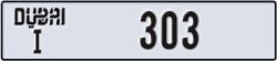 dubai - code - I - number -303