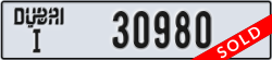 dubai - code - I - number -30980