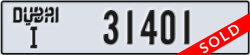 dubai - code - I - number -31401