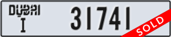 dubai - code - I - number -31741