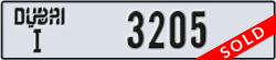 dubai - code - I - number -3205