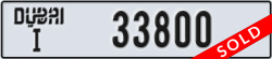 dubai - code - I - number -33800