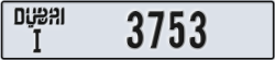 dubai - code - I - number -3674