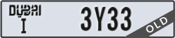 dubai - code - I - number -3Y33