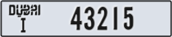dubai - code - I - number -43136