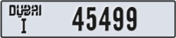 dubai - code - I - number -45499