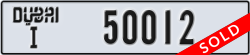 dubai - code - I - number -50012