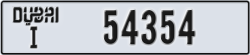 dubai - code - I - number -54354