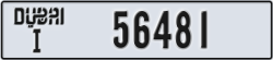 dubai - code - I - number -56481