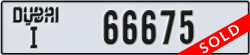 dubai - code - I - number -66675