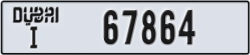 dubai - code - I - number -67864