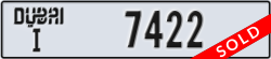dubai - code - I - number -7422