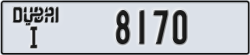 dubai - code - I - number -8170