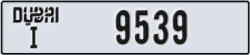 dubai - code - I - number -9539