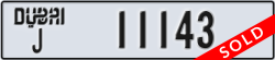 dubai - code - J - number -11143