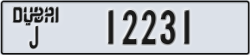 dubai - code - J - number -12231