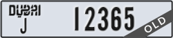 dubai - code - J - number -12365