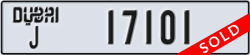 dubai - code - J - number -17101