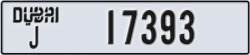 dubai - code - J - number -17393