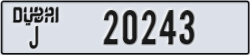 dubai - code - J - number -20243