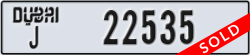 dubai - code - J - number -22535
