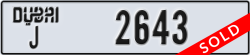dubai - code - J - number -2643