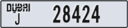 dubai - code - J - number -28424