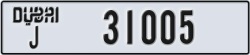 dubai - code - J - number -31005