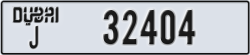 dubai - code - J - number -32404