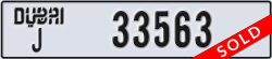 dubai - code - J - number -33563