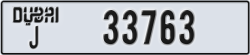 dubai - code - J - number -33684
