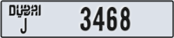 dubai - code - J - number -3468