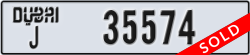 dubai - code - J - number -35574