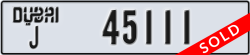 dubai - code - J - number -45111