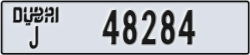 dubai - code - J - number -48284