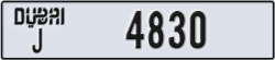 dubai - code - J - number -4830