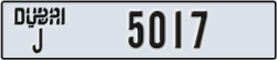 dubai - code - J - number -5017