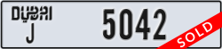 dubai - code - J - number -5042