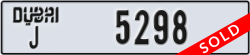 dubai - code - J - number -5298