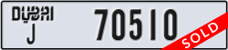 dubai - code - J - number -70510